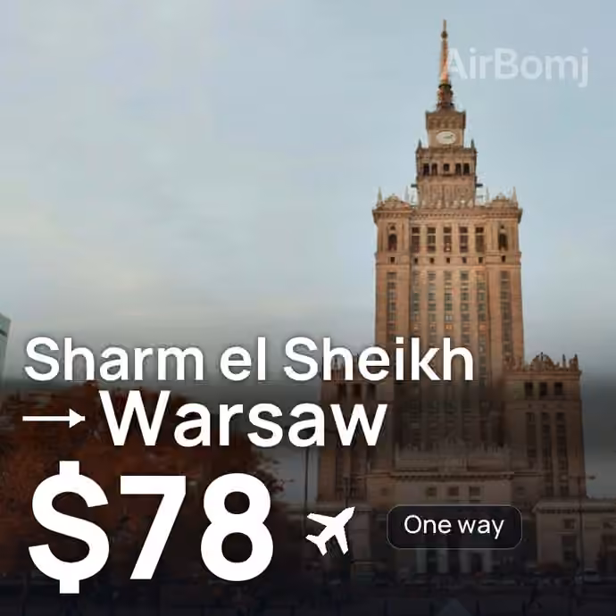 Sharm el Sheikh → Warsaw for $78