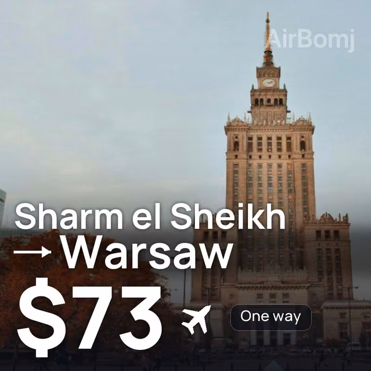 Sharm el Sheikh → Warsaw for $73