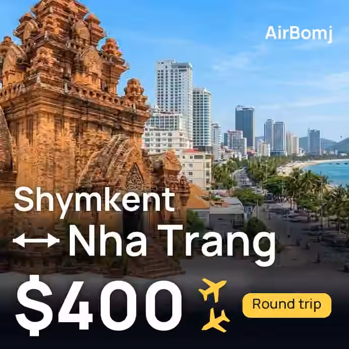 Shymkent → Nha Trang for $400