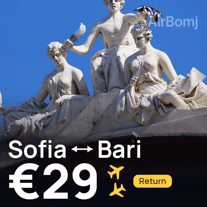Sofia → Bari for €29