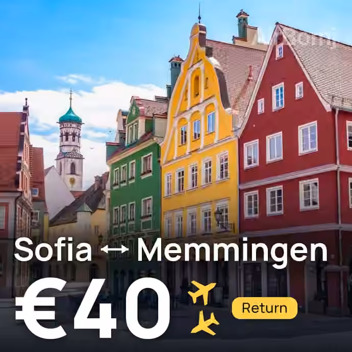 Sofia → Memmingen for €40