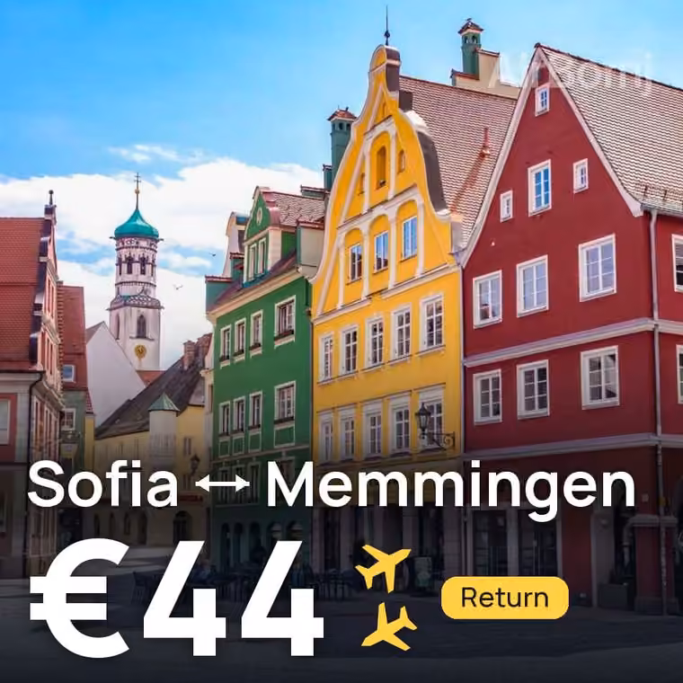 Sofia → Memmingen for €44