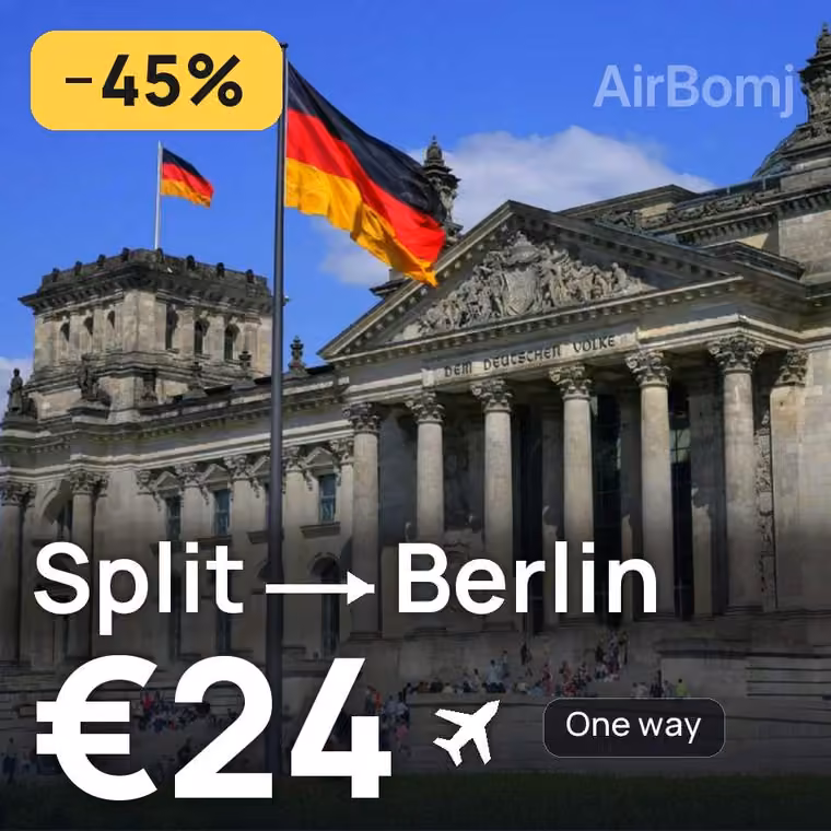 Split → Berlin for €24