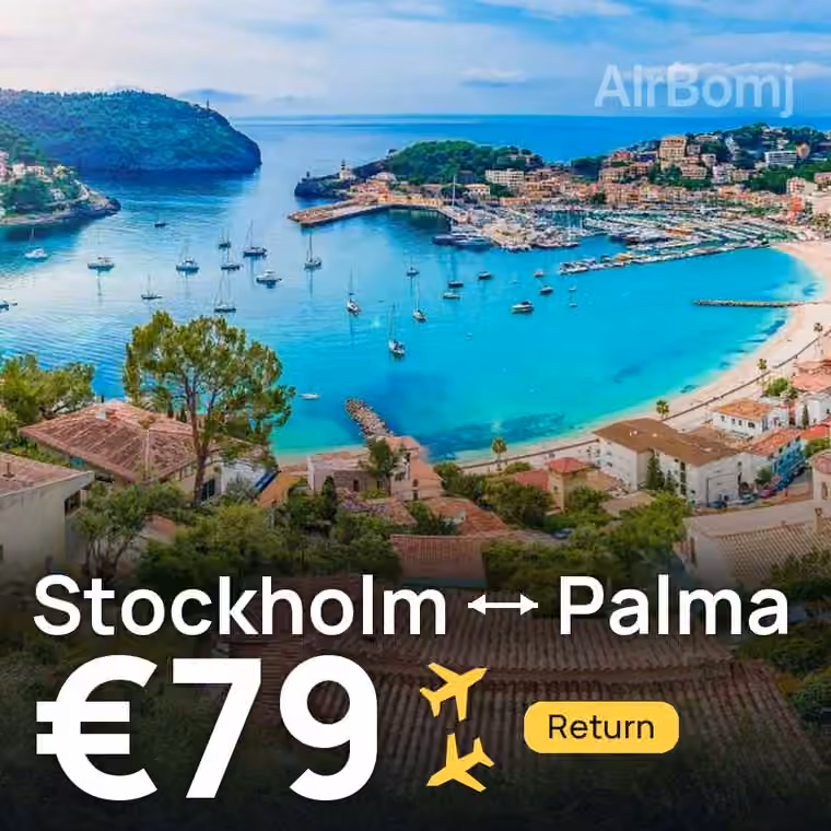 Stockholm → Palma for €79