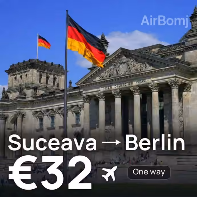 Suceava → Berlin for €32