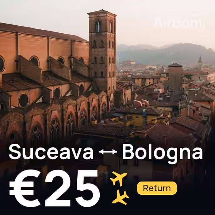Suceava → Bologna for €25
