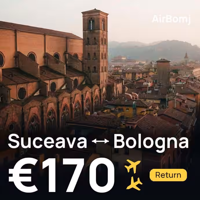 Suceava → Bologna for €170