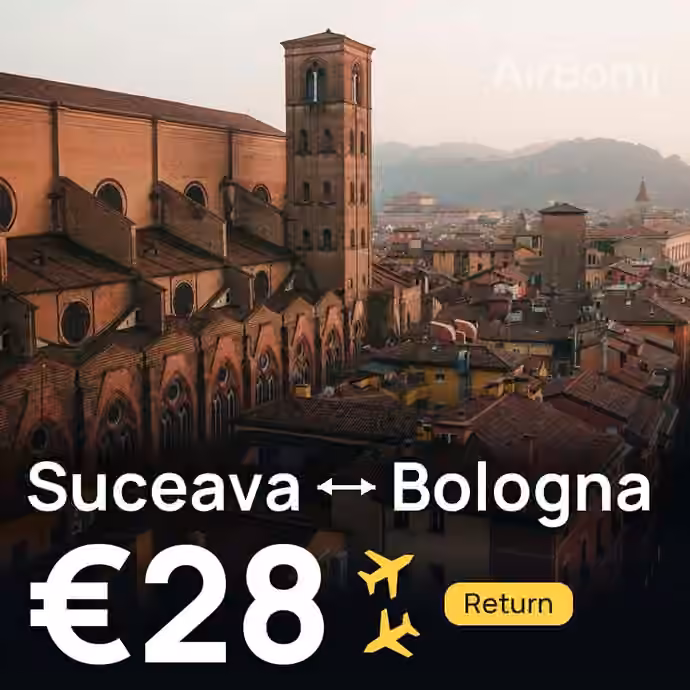 Suceava → Bologna for €28