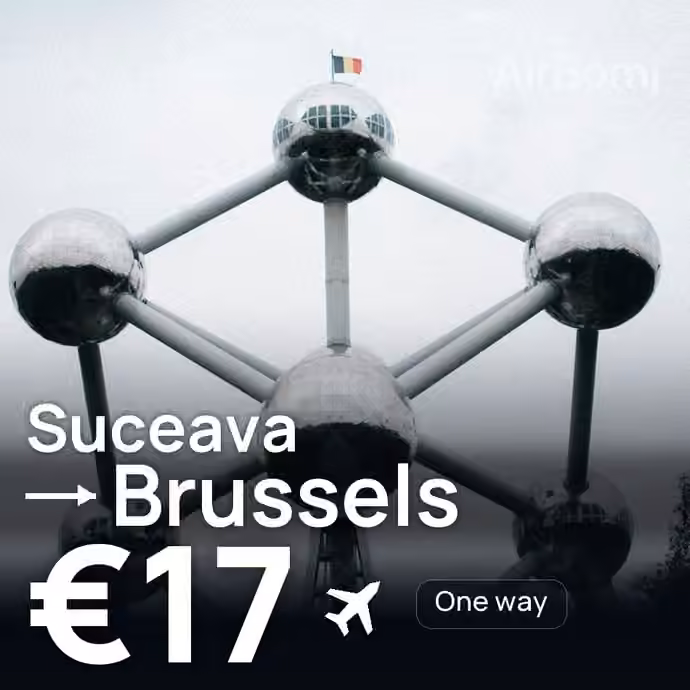 Suceava → Brussels for €17