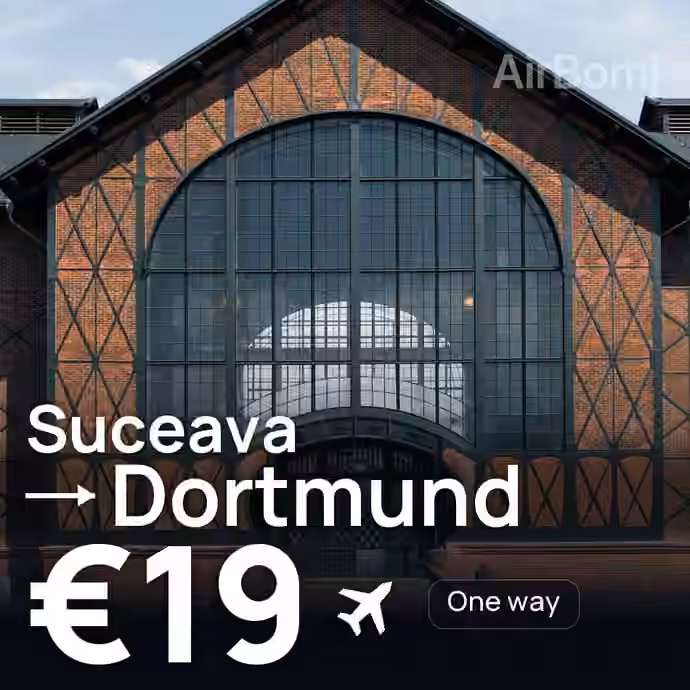 Suceava → Dortmund for €19