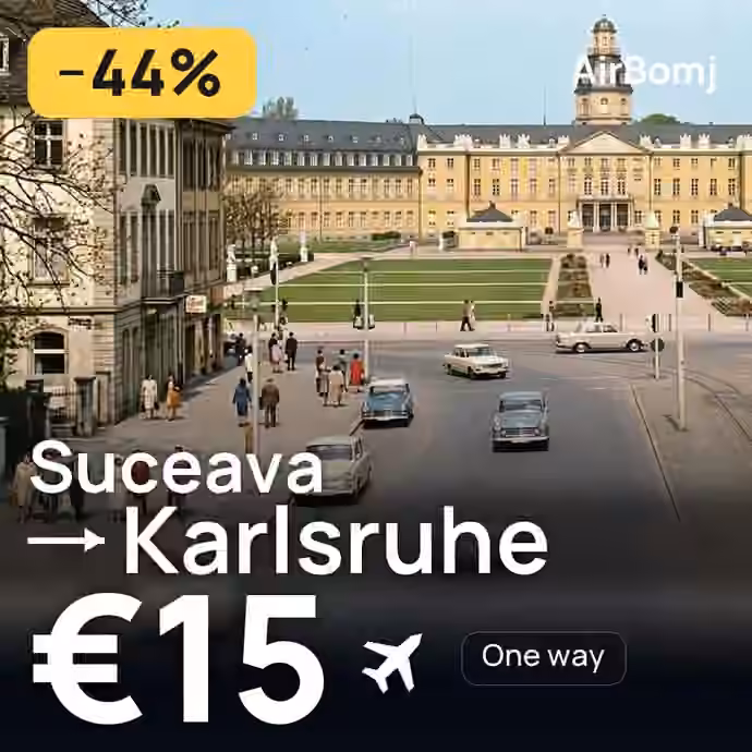 Suceava → Karlsruhe for €15