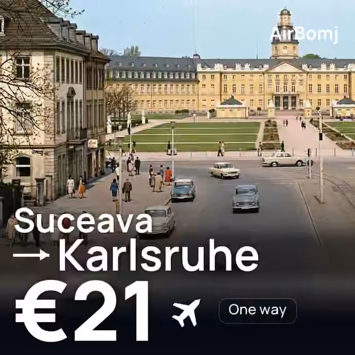 Suceava → Karlsruhe for €21