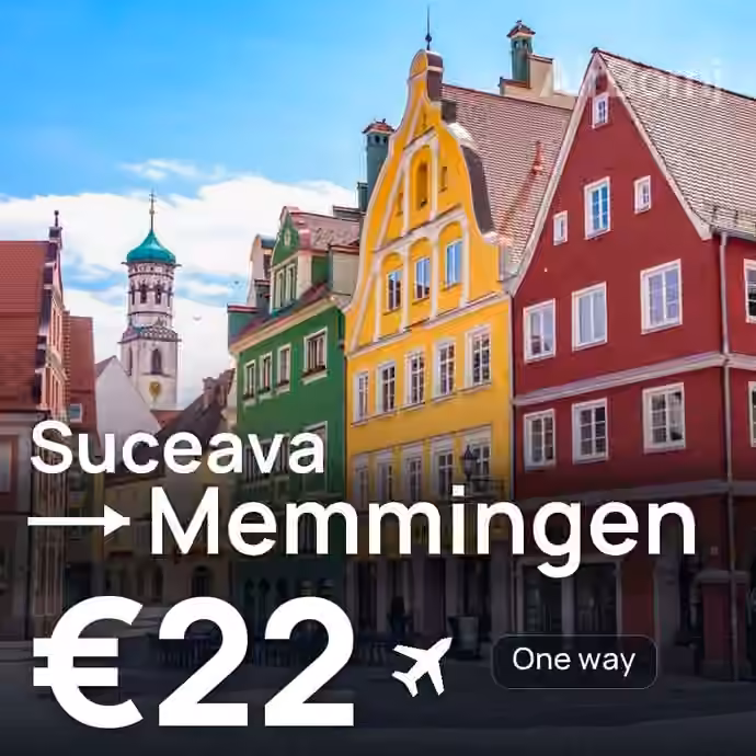 Suceava → Memmingen for €22