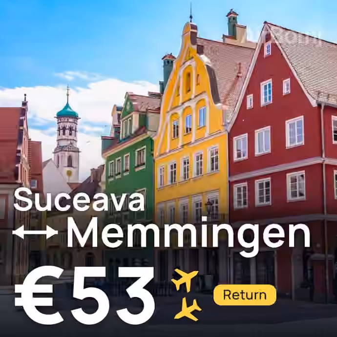 Suceava → Memmingen for €53