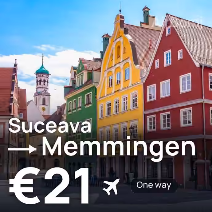 Suceava → Memmingen for €21