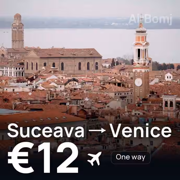 Suceava → Venice for €12
