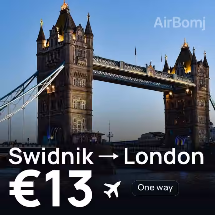 Lublin → London for €13