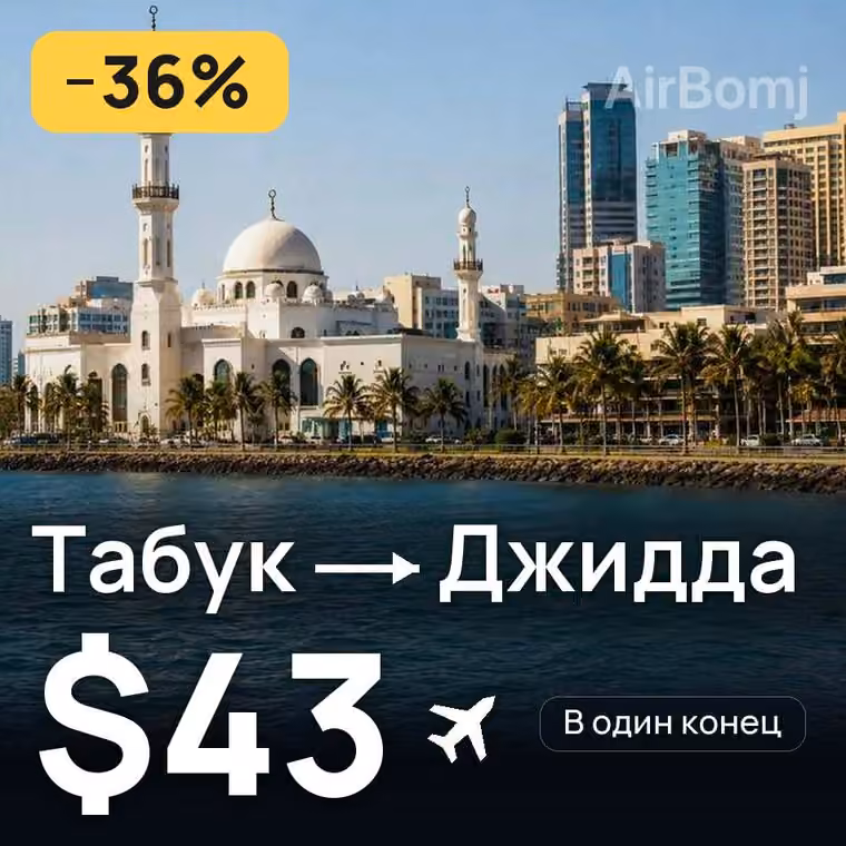 Табук → Джидда за $46