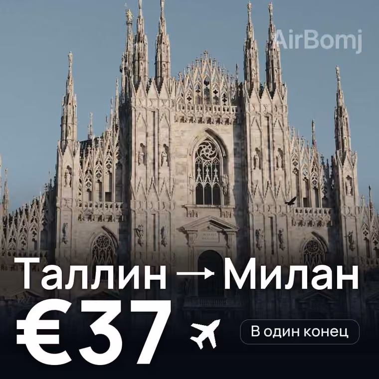 Таллин → Милан за €42