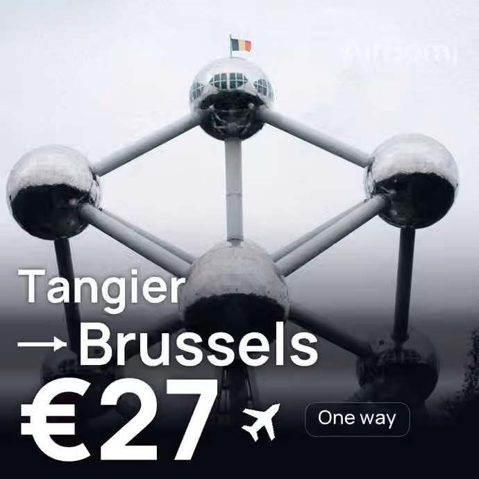 Tangier → Brussels for €27