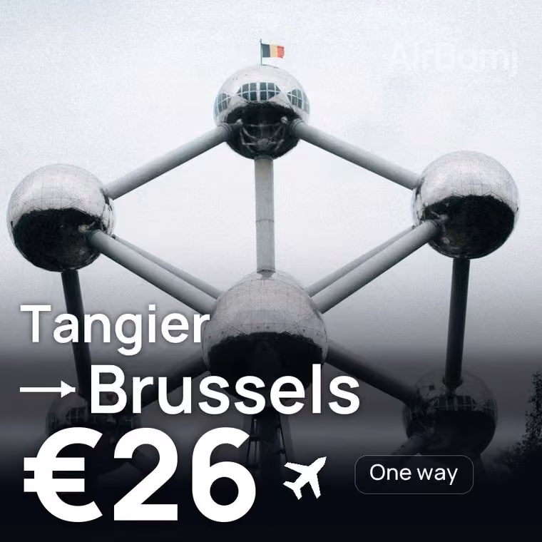 Tangier → Brussels for €26
