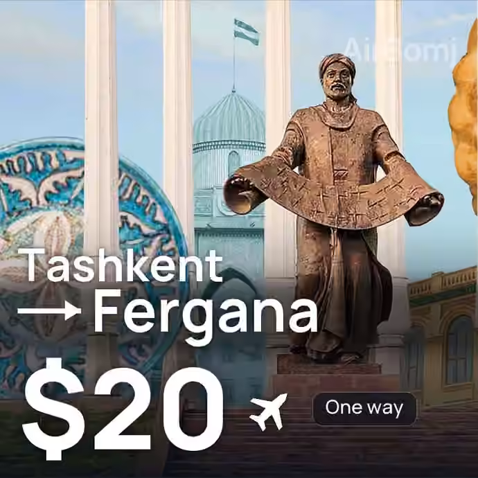 Tashkent → Fergana for $20