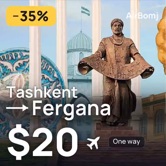Tashkent → Fergana for $20
