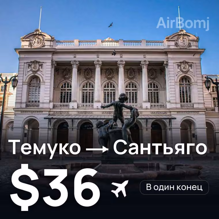 Темуко → Сантьяго за $36