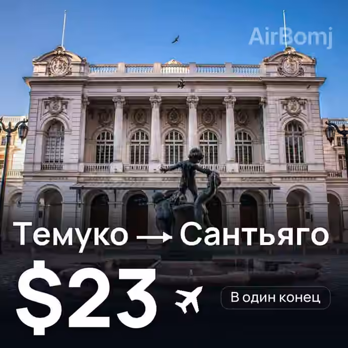 Темуко → Сантьяго за $23