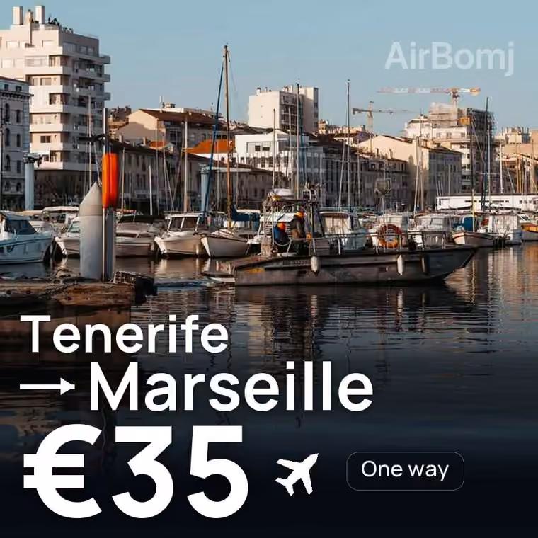 Tenerife → Marseille for €35