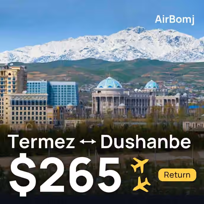 Termez → Dushanbe for €233