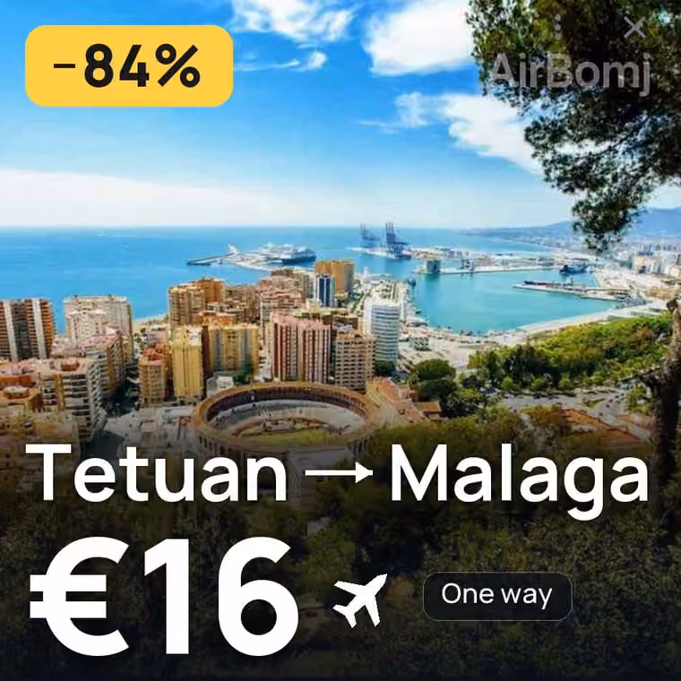 Tetuan → Malaga for €16