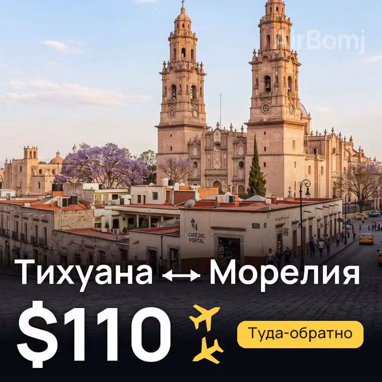 Тихуана → Морелия за $110