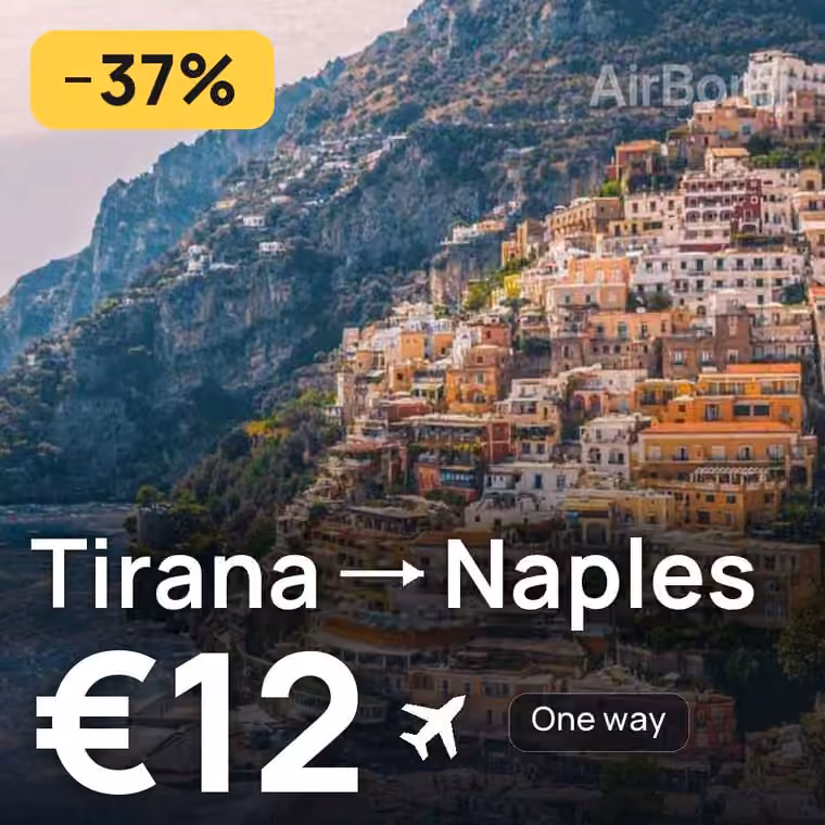 Tirana → Naples for €12