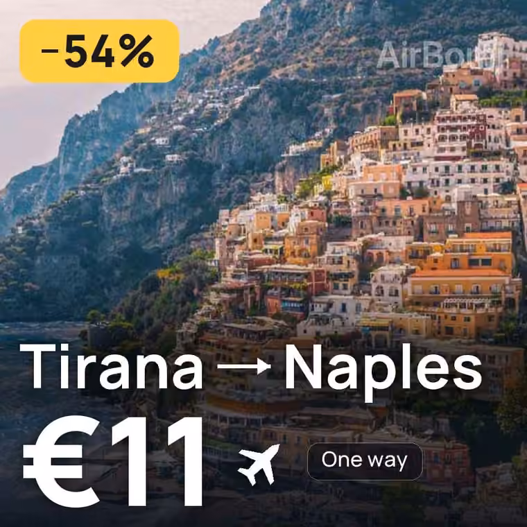Tirana → Naples for €11
