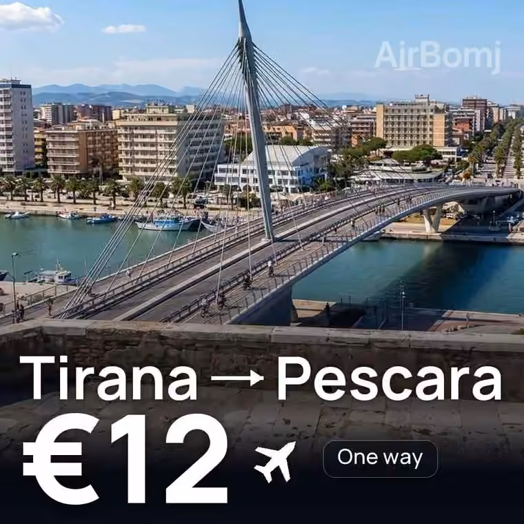 Tirana → Pescara for €12