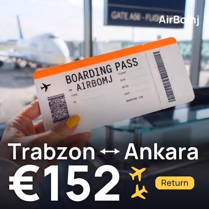 Trabzon → Ankara for €152