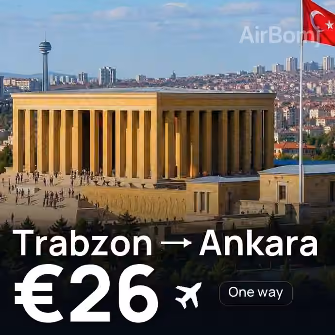 Trabzon → Ankara for €26