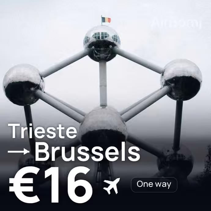 Trieste → Brussels for €16