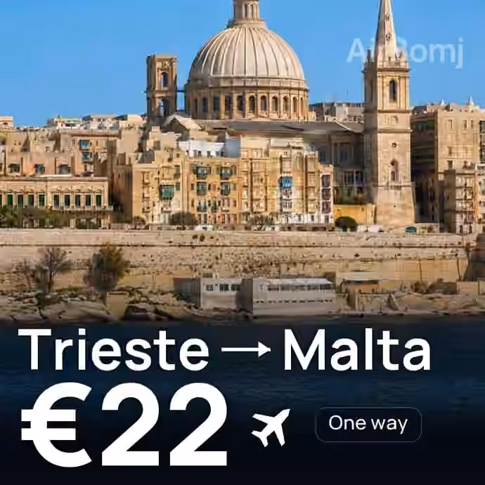 Trieste → Malta for €22