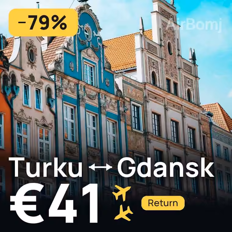 Turku → Gdansk for €41