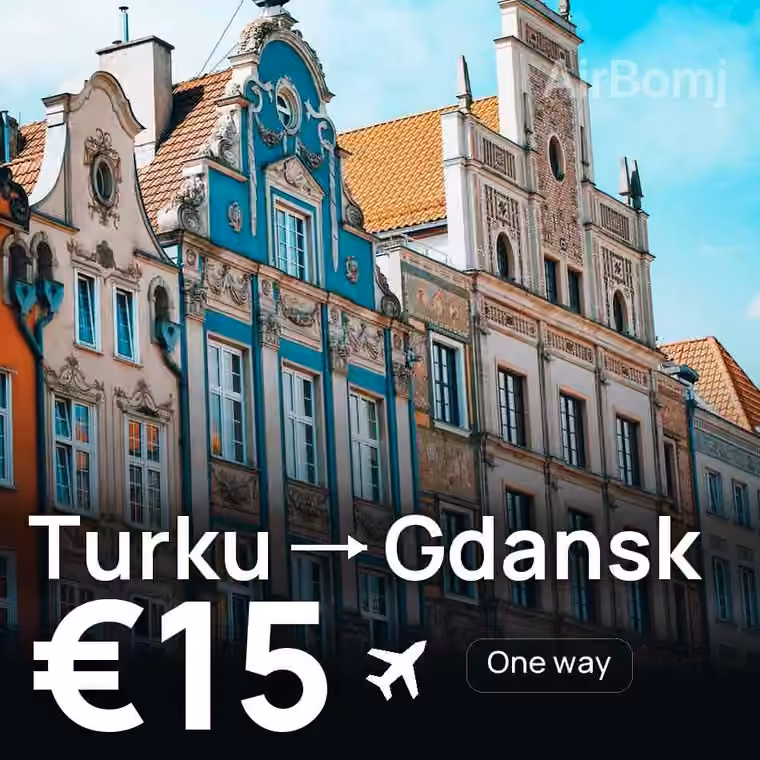 Turku → Gdansk for €15
