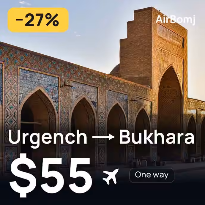 Urgench → Bukhara for $55