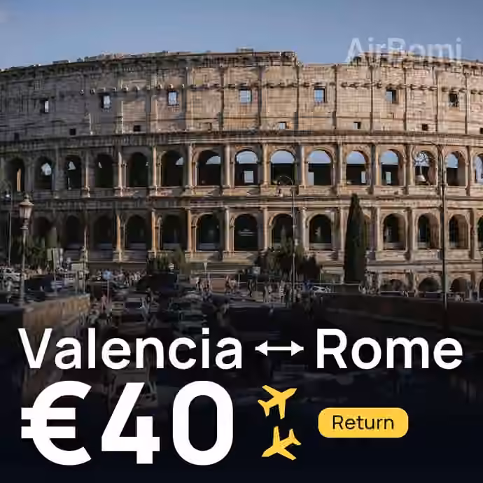 Valencia → Rome for €40