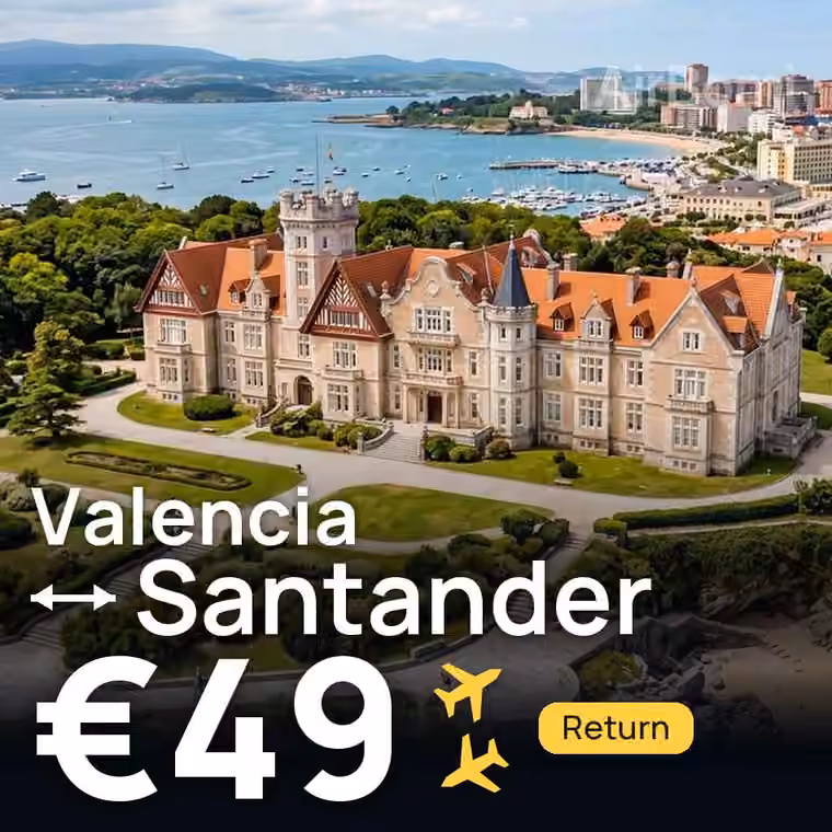 Valencia → Santander for €49