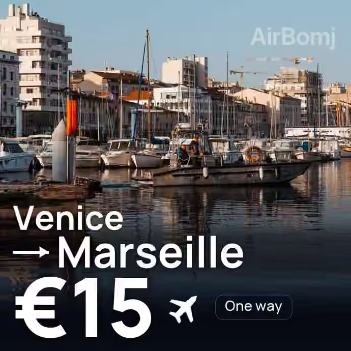 Venice → Marseille for €15