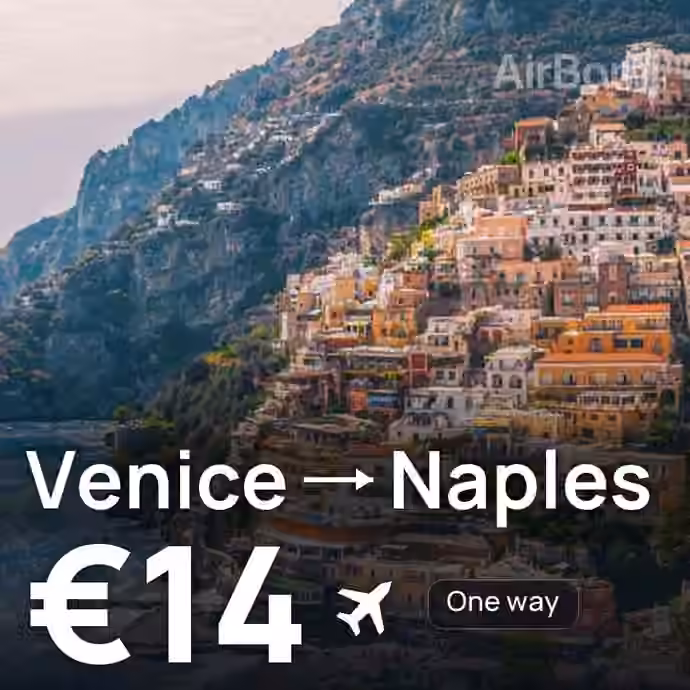 Venice → Naples for €14