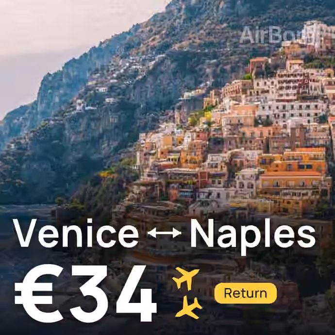 Venice → Naples for €34