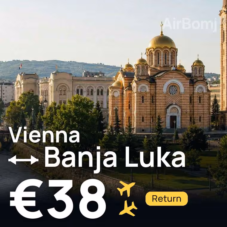Vienna → Banja Luka for €38