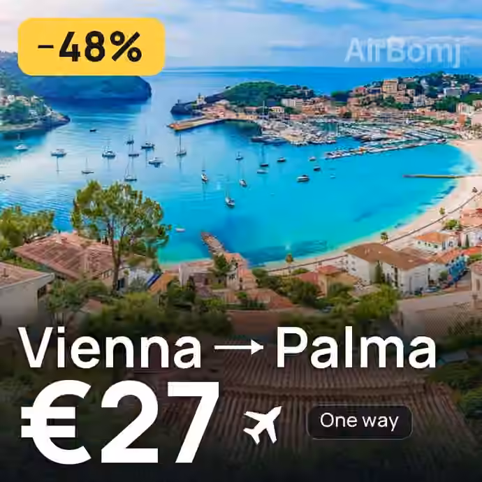 Vienna → Palma for €27